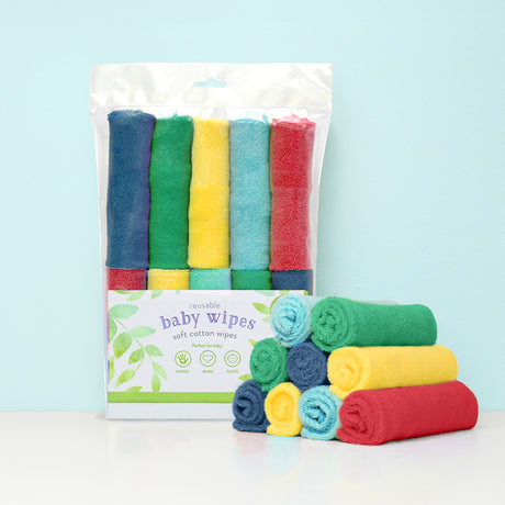 Bambino Mio - wiederverwendbare Reinigungstücher / Feuchttücher - (10 Stück)