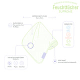 Bambino Mio - superweiche wiederverwendbare Supreme Feuchttücher (10 Stück)