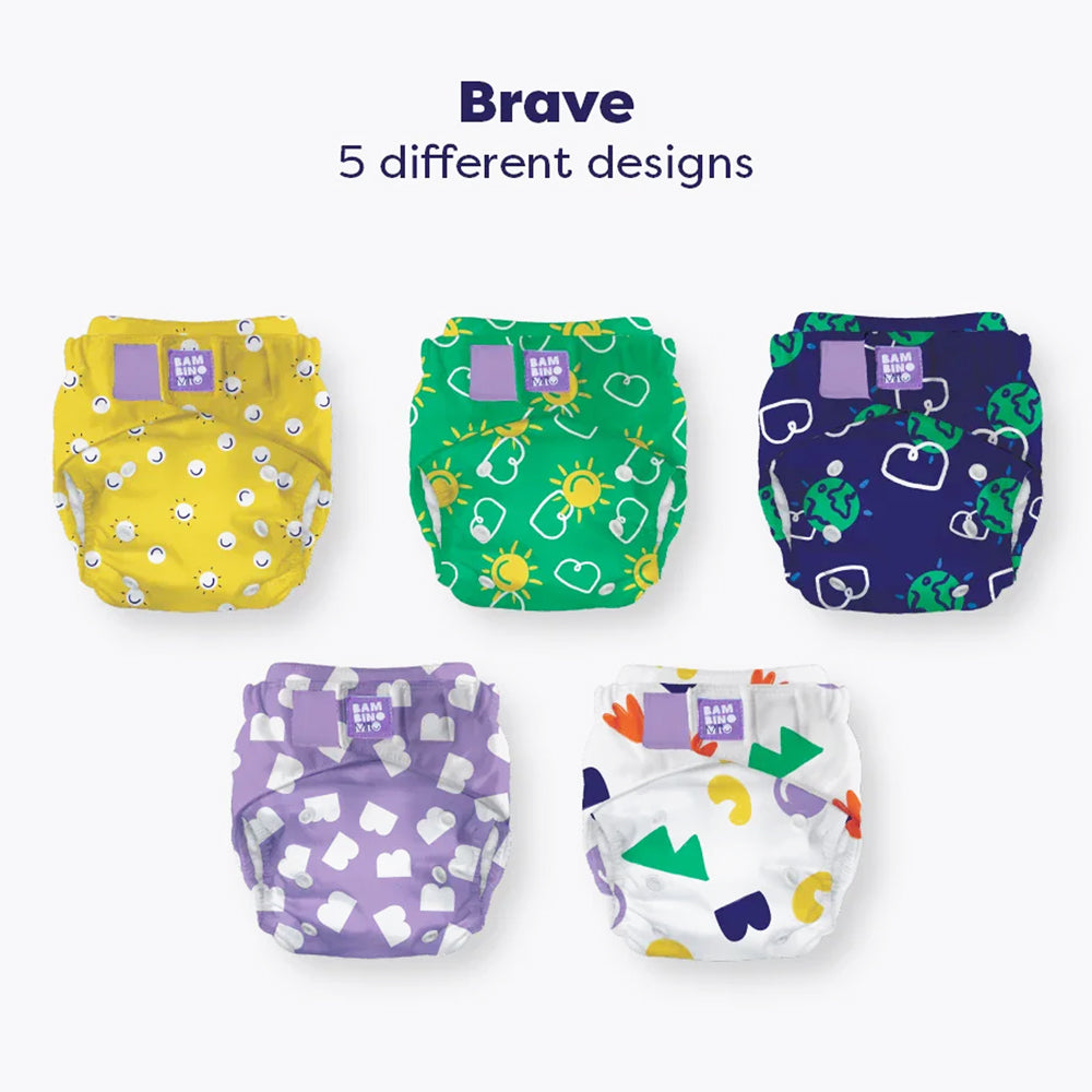 Bambino Mio - Revolutionäre wiederverwendbare Windel - Probier Box - Brave