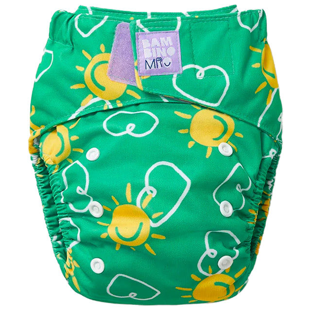 Bambino Mio - Revolutionäre wiederverwendbare Windel - AIO (One Size) - Shine - Keine giftigen Chemikalien oder unerfreulichen Materialien. Unsere Windeln sind mit OEKO-TEX® Standard 100 zertifiziert.