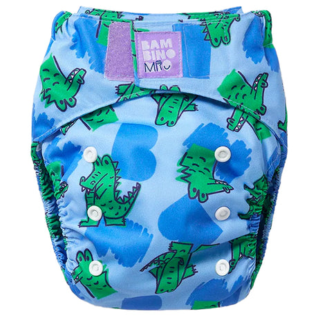 Bambino Mio - Revolutionäre wiederverwendbare Windel - AIO (One Size) - Schnapp - Stark gegen Lecks. Sie haben doppelte Gummizüge an den Beinen und eine Innentasche, die das Entweichen von Pipi und Kacka verhindert.