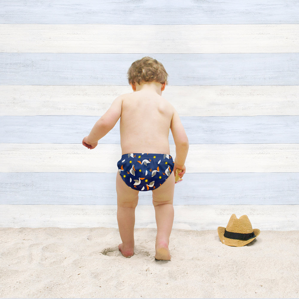 Bambino Mio - waschbare Schwimmwindel - Pelican Pier (S-XL)