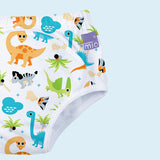Bambino Mio - revolutionary Trainers (Baumwoll-Höschen) X-Naht - Dinosaurier - (Gr. 1-3) - Töpfchenhose, Klo, Toilettentraining