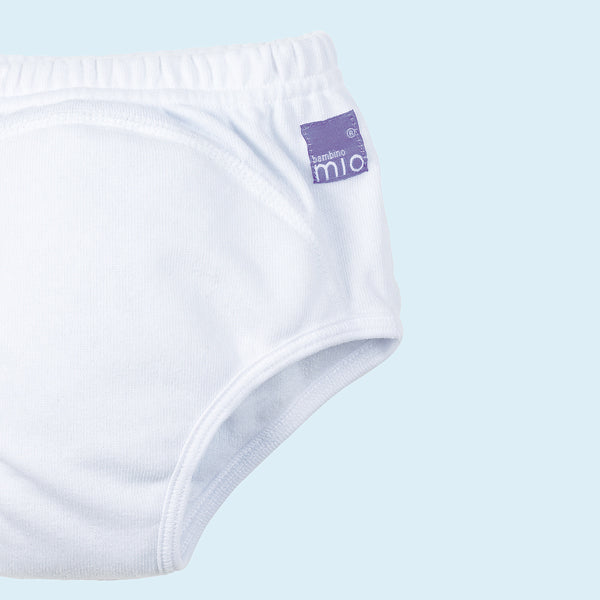 Bambino Mio - Trainers - Höschen aus Baumwolle - Weiß - (Gr. 1-3) - Töpfchenhose