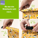 Bambino Mio - Wetbag / Nasstasche - Roll/Klickverschluss  (ca. 20 x 33cm)