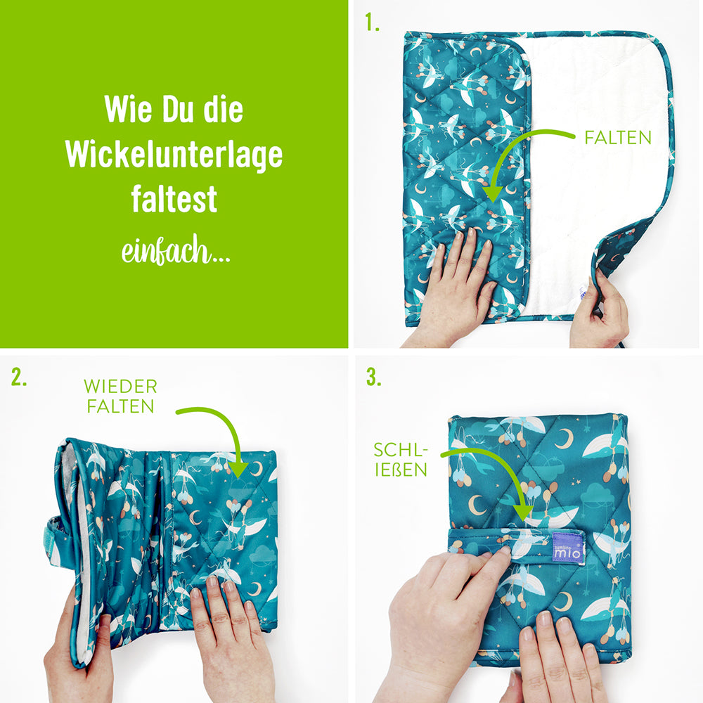 Bambino Mio - faltbare Wickelunterlage & Wickeltischauflage - (60x43 cm)