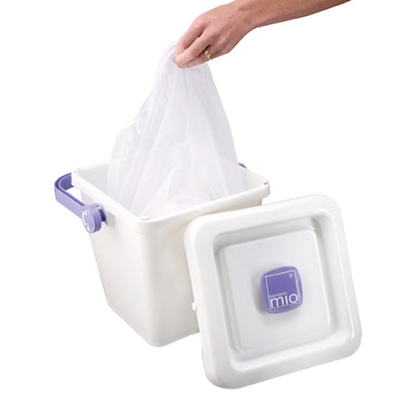 Bambino Mio - Windeleimer, Windelbox (26 x 25 x 26 cm) - Zur Aufbewahrung von Windeln