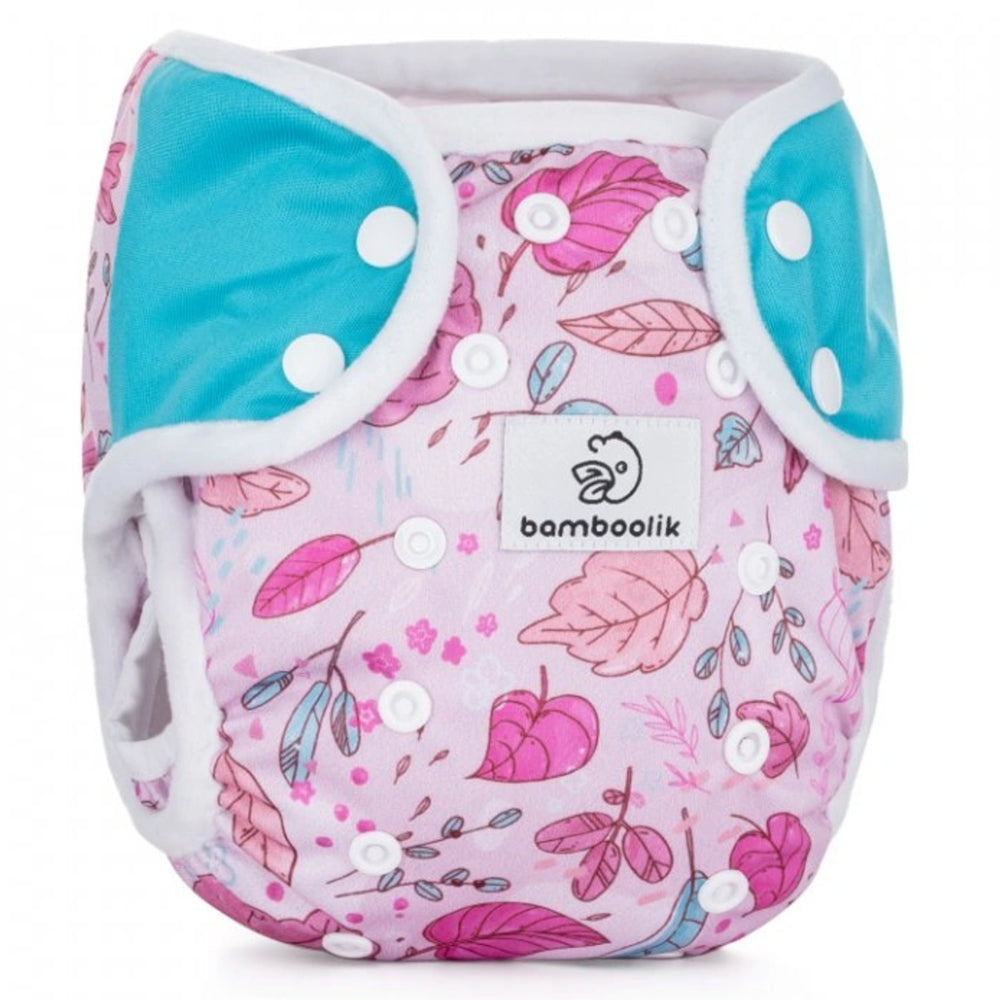 Bamboolik - DUO Überhosen - One Size (4-15 kg) - doppelte Beinbündchen - Druckverschluss