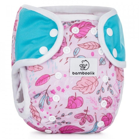 Bamboolik - DUO Überhosen - One Size (4-15 kg) - doppelte Beinbündchen - Druckverschluss