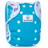Bamboolik - DUO Überhosen - One Size (4-15 kg) - doppelte Beinbündchen - Druckverschluss