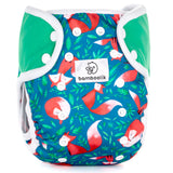 Bamboolik - DUO Überhosen - One Size (4-15 kg) - doppelte Beinbündchen - Druckverschluss