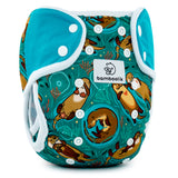 Bamboolik - DUO Überhosen - One Size (4-15 kg) - doppelte Beinbündchen - Druckverschluss