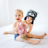 Bamboolik - DUO Überhosen - One Size (4-15 kg) - doppelte Beinbündchen - Druckverschluss