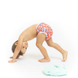 Bamboolik - DUO Überhosen - One Size (4-15 kg) - doppelte Beinbündchen - Klettverschluss