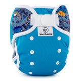 Bamboolik - DUO Überhosen - Onesize (4-15 kg) - doppelte Beinbündchen - Klettverschluss