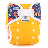 Bamboolik - DUO Überhosen - One Size (4-15 kg) - doppelte Beinbündchen - Klettverschluss