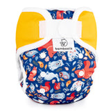 Bamboolik - DUO Überhosen - One Size (4-15 kg) - doppelte Beinbündchen - Klettverschluss