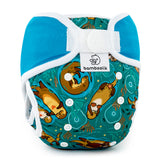 Bamboolik - DUO Überhosen - One Size (4-15 kg) - doppelte Beinbündchen - Klettverschluss