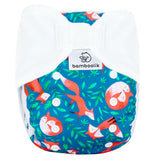 Bamboolik - DUO Überhosen - One Size (4-15 kg) - doppelte Beinbündchen - Klettverschluss