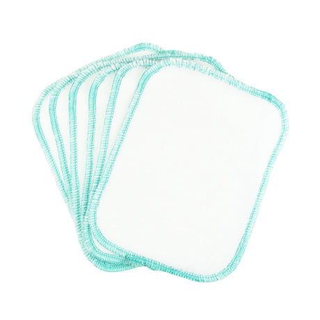 BilliesBox - Waschbare Tücher (Waschlappen) - als Feuchttücher nutzbar - 15x13cm - (6 Stück)