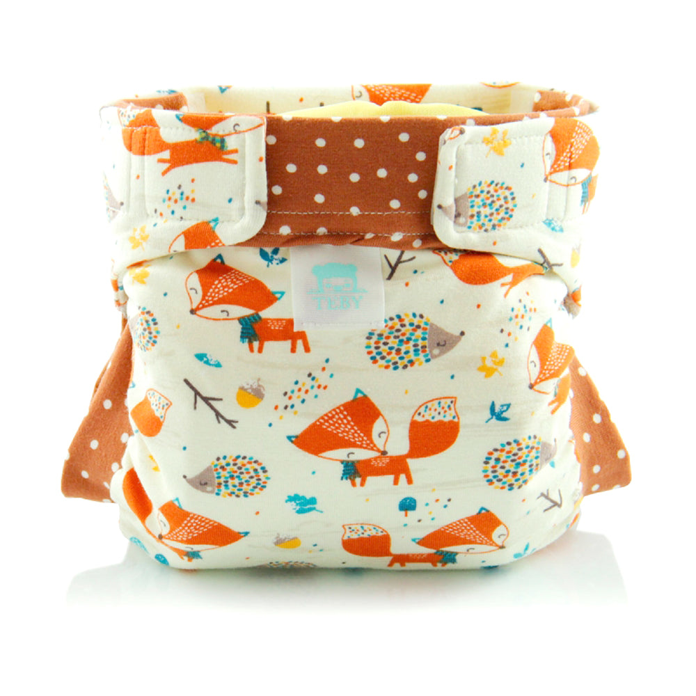 Culla di Teby (AI3) - Bio-Baumwolle Hybridwindel - (EINZELN) - Forest Friends