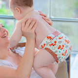 Culla di Teby (AI3) - Bio-Baumwolle Hybridwindel - (EINZELN) - Forest Friends