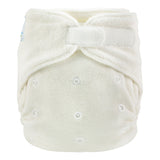 Blümchen - Bambus One Size - Nachtwindel Druckknopf oder Klettverschluss - (3-16kg) - schnell trocknend durch Taschenfunktion