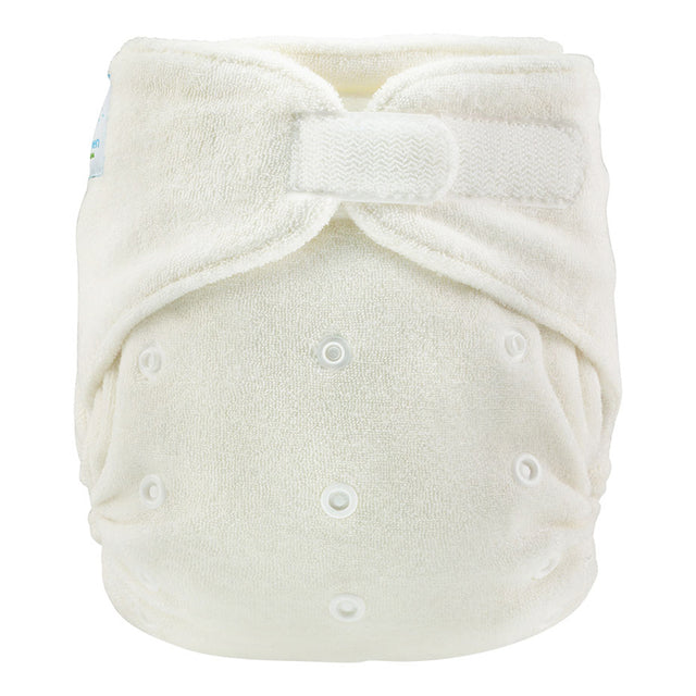 Blümchen - Bambus One Size - Nachtwindel Druckknopf oder Klettverschluss - (3-16kg) - schnell trocknend durch Taschenfunktion