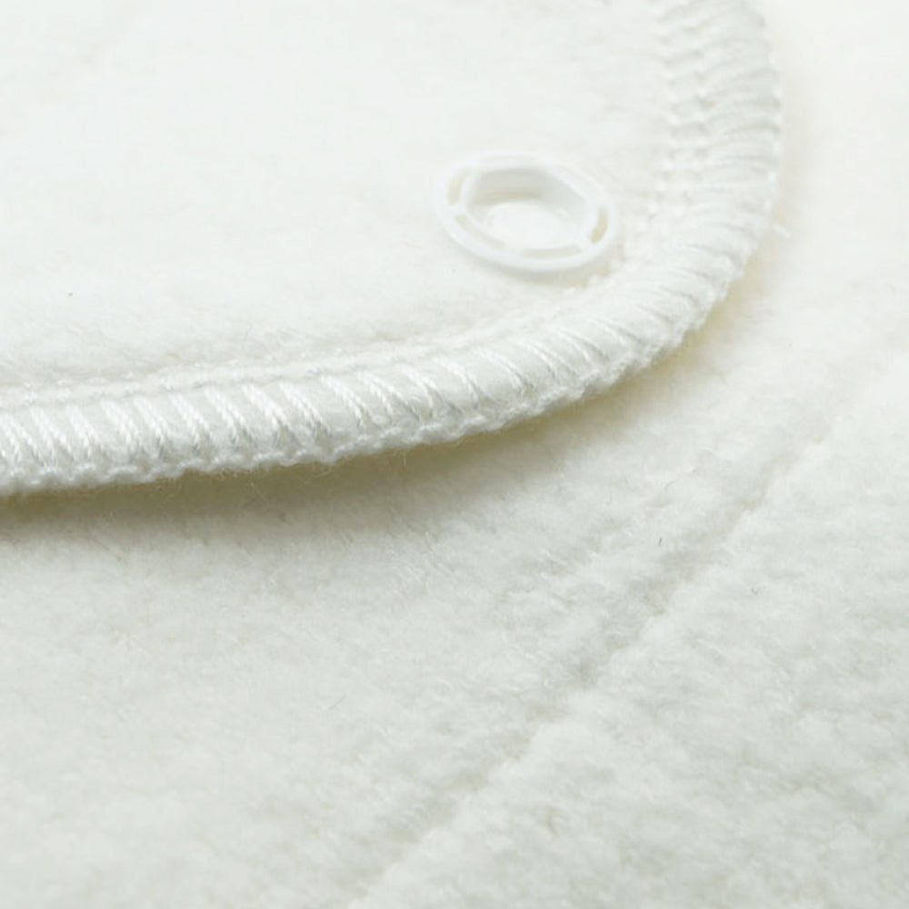 Blümchen - auslaufsichere Kuschel-Slip-Einlage (Menstruations-Binde) Bio-Baumwolle - 3 Stück