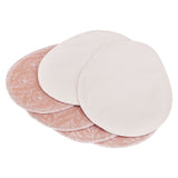 Blümchen - waschbare Stilleinlagen - Bio-Baumwolle (6 Stück) - Floral Rosenholz