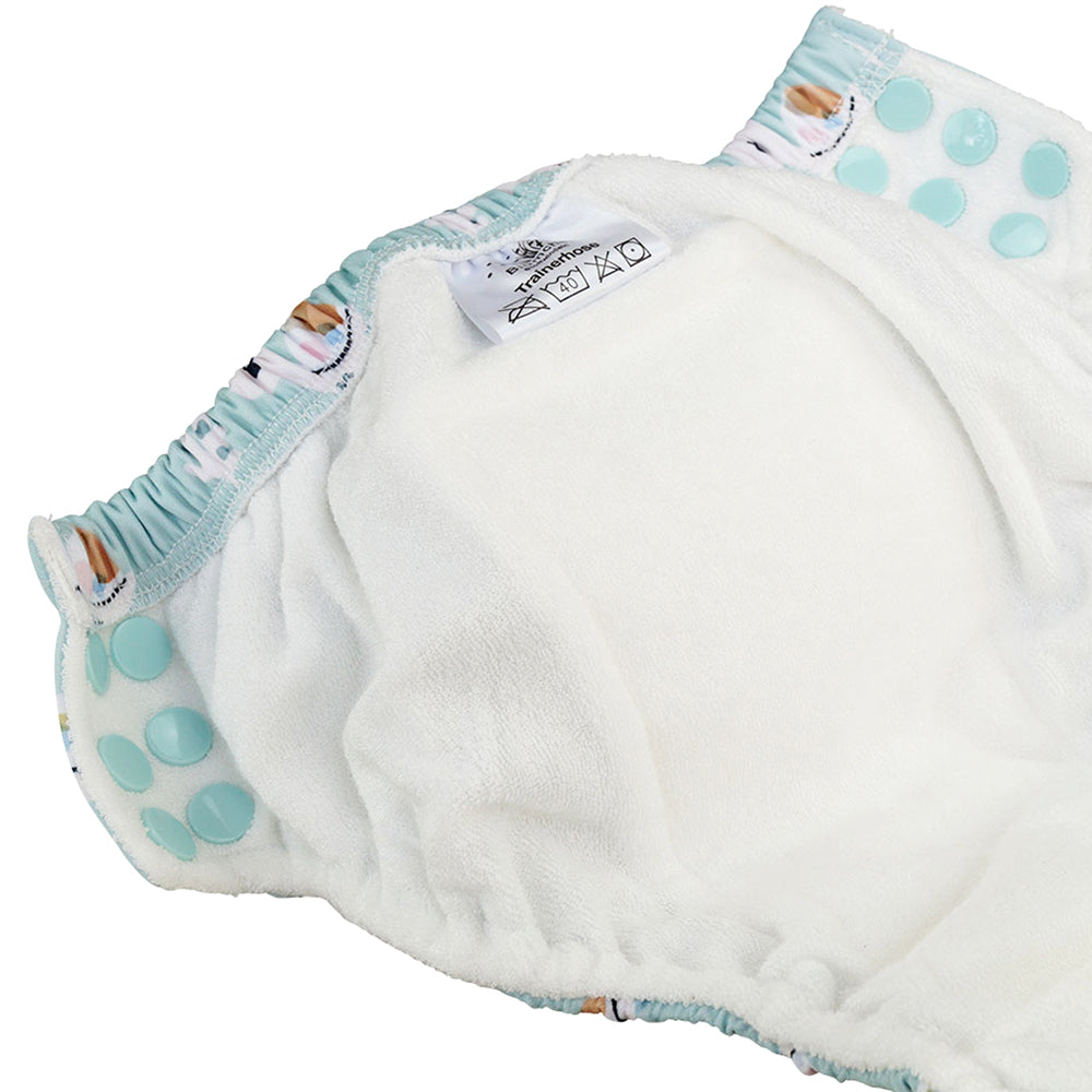 Blümchen - Pocket-Trainerhöschen - Bambus (3-5 Jahre) - recycled Polyester