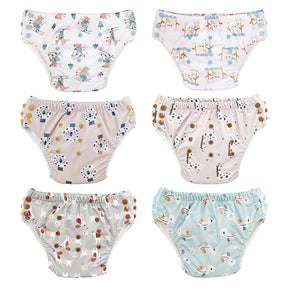 Blümchen – Pocket-Trainerhöschen Bambus (3–5 Jahre) – nachhaltige Trainerhose mit Tasche für Saugeinlagen