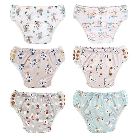 Blümchen – Pocket-Trainerhöschen Bambus (3–5 Jahre) – nachhaltige Trainerhose mit Tasche für Saugeinlagen