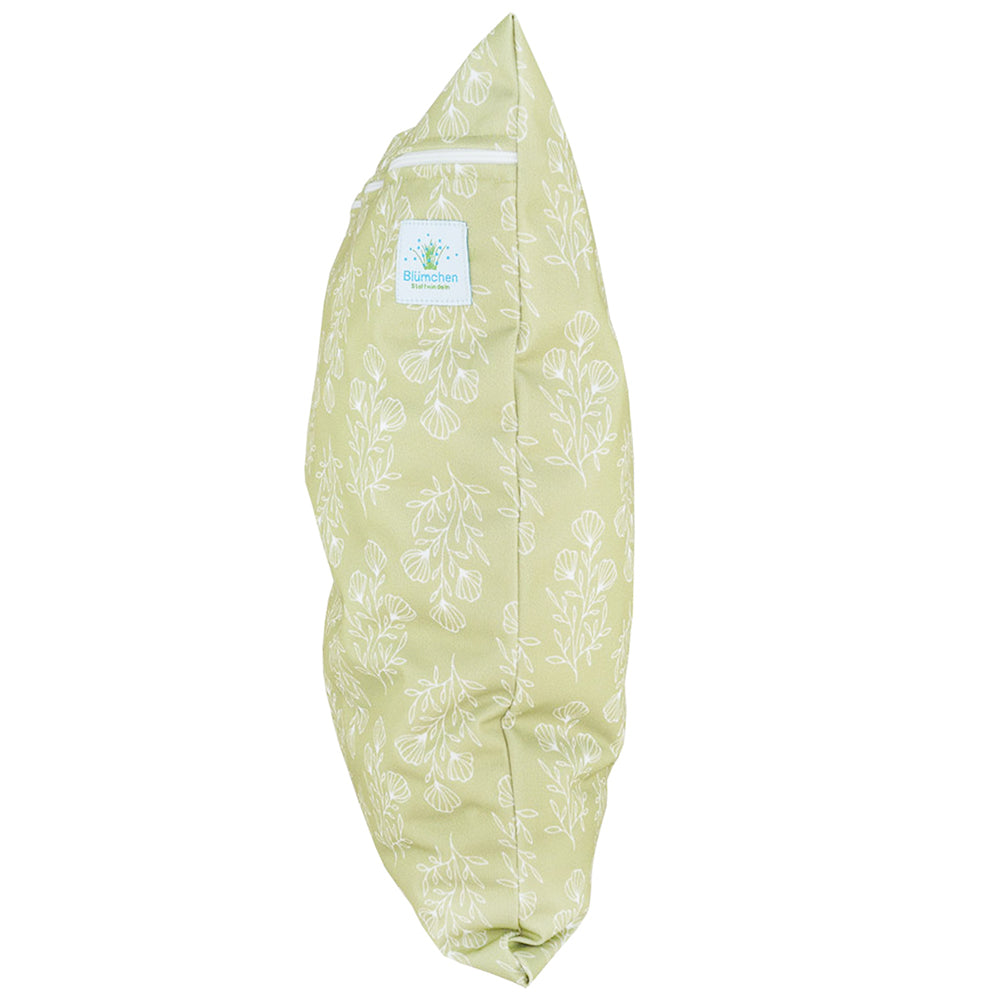 Blümchen - einfache Nasstasche (Wetbag) - Gr. M (41x29 cm)