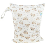 Blümchen - einfache Nasstasche (Wetbag) - Gr. M (41x29 cm)