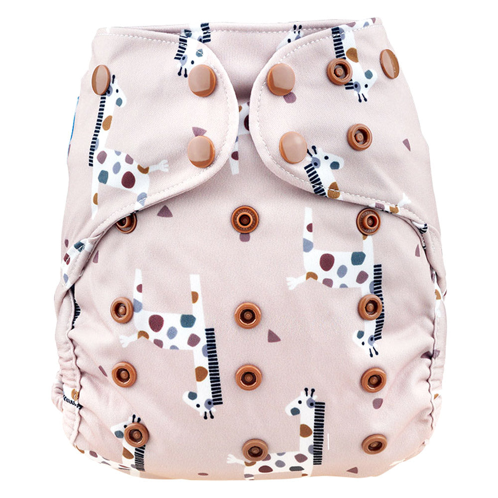 Blümchen - Eco Shell Überhose (2in1) - Druckverschluss - One Size (3-16 kg)