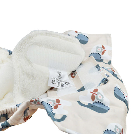 Blümchen - Eco Shell Überhose (2in1) - Klettverschluss - Newborn (3-6 kg)