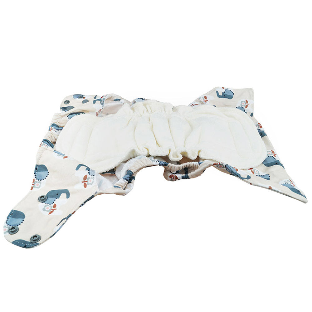 Blümchen - Eco Shell Überhose (2in1) - Druckverschluss - One Size (3-16 kg)