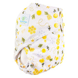 Blümchen - Eco Shell Überhose (2in1) - Druckverschluss - One Size (3-16 kg)