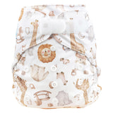 Blümchen - Eco Shell Überhose (2in1) - Klettverschluss - One Size (3-16 kg)