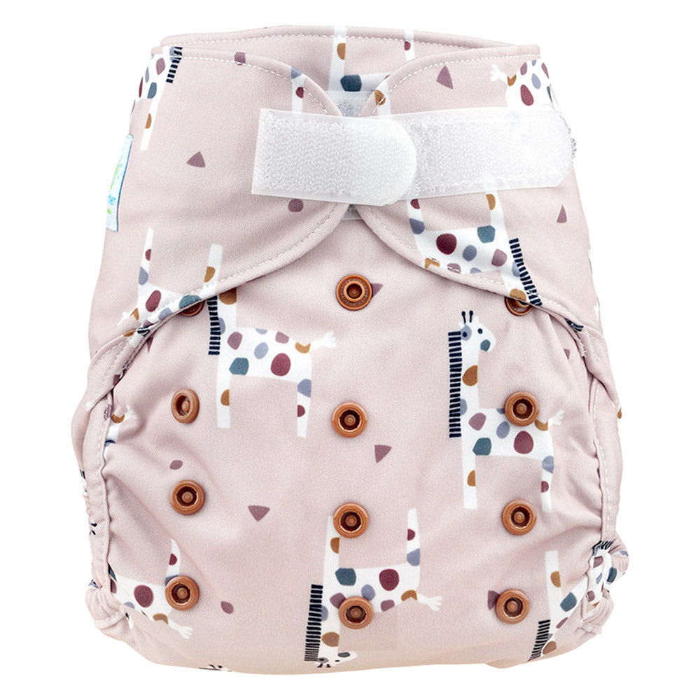 Blümchen - Eco Shell Überhose (2in1) - Klettverschluss - One Size (3-16 kg)