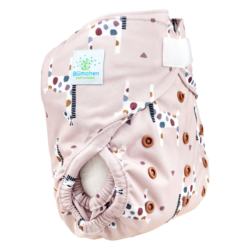 Blümchen - Eco Shell Überhose (2in1) - Klettverschluss - One Size (3-16 kg)