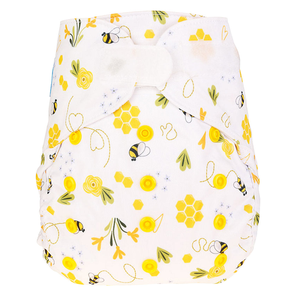 Blümchen - Eco Shell Überhose (2in1) - Klettverschluss - One Size (3-16 kg)