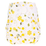 Blümchen - Eco Shell Überhose (2in1) - Klettverschluss - One Size (3-16 kg)