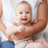 Blümchen - Eco Shell Überhose (2in1) - Druckverschluss - One Size (3-16 kg)