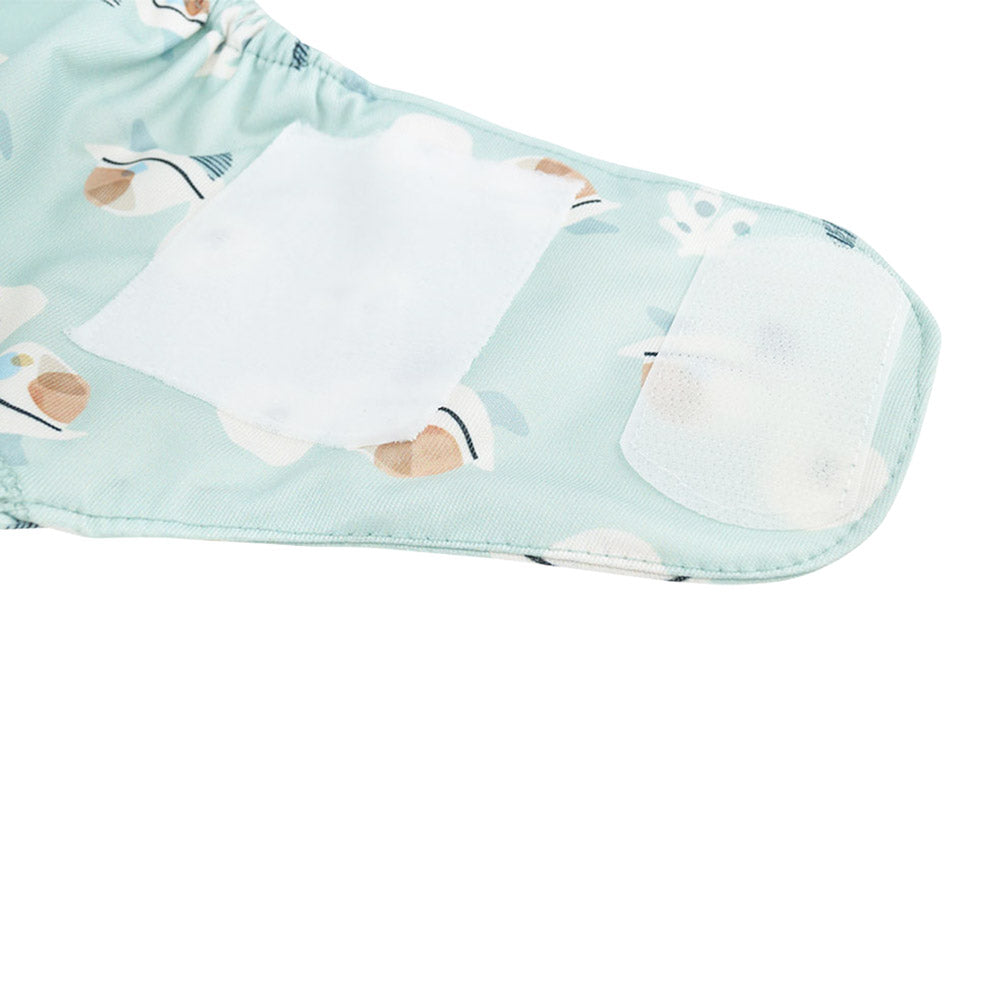 Blümchen - Eco Shell Überhose (2in1) - Klettverschluss - XL (8-25 kg)