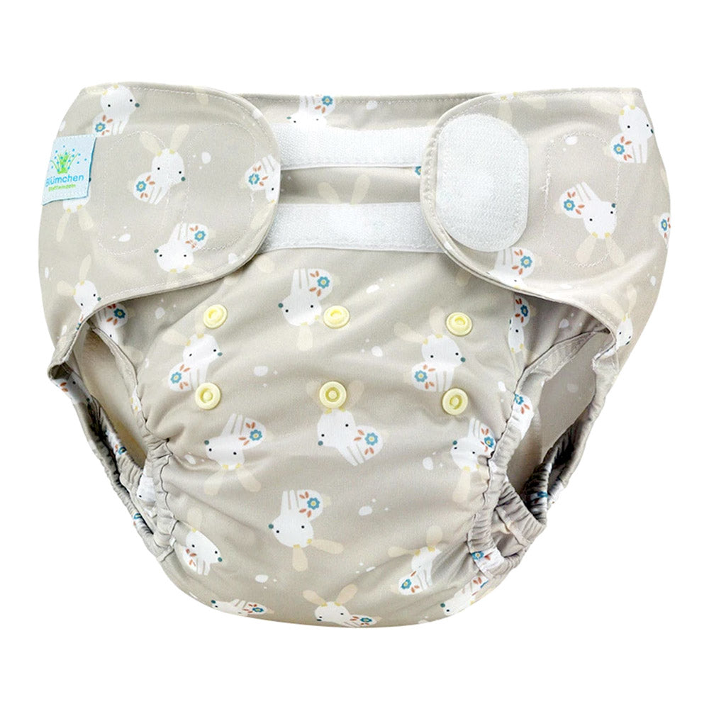 Blümchen - Eco Shell Überhose (2in1) - Klettverschluss - XL (8-25 kg)