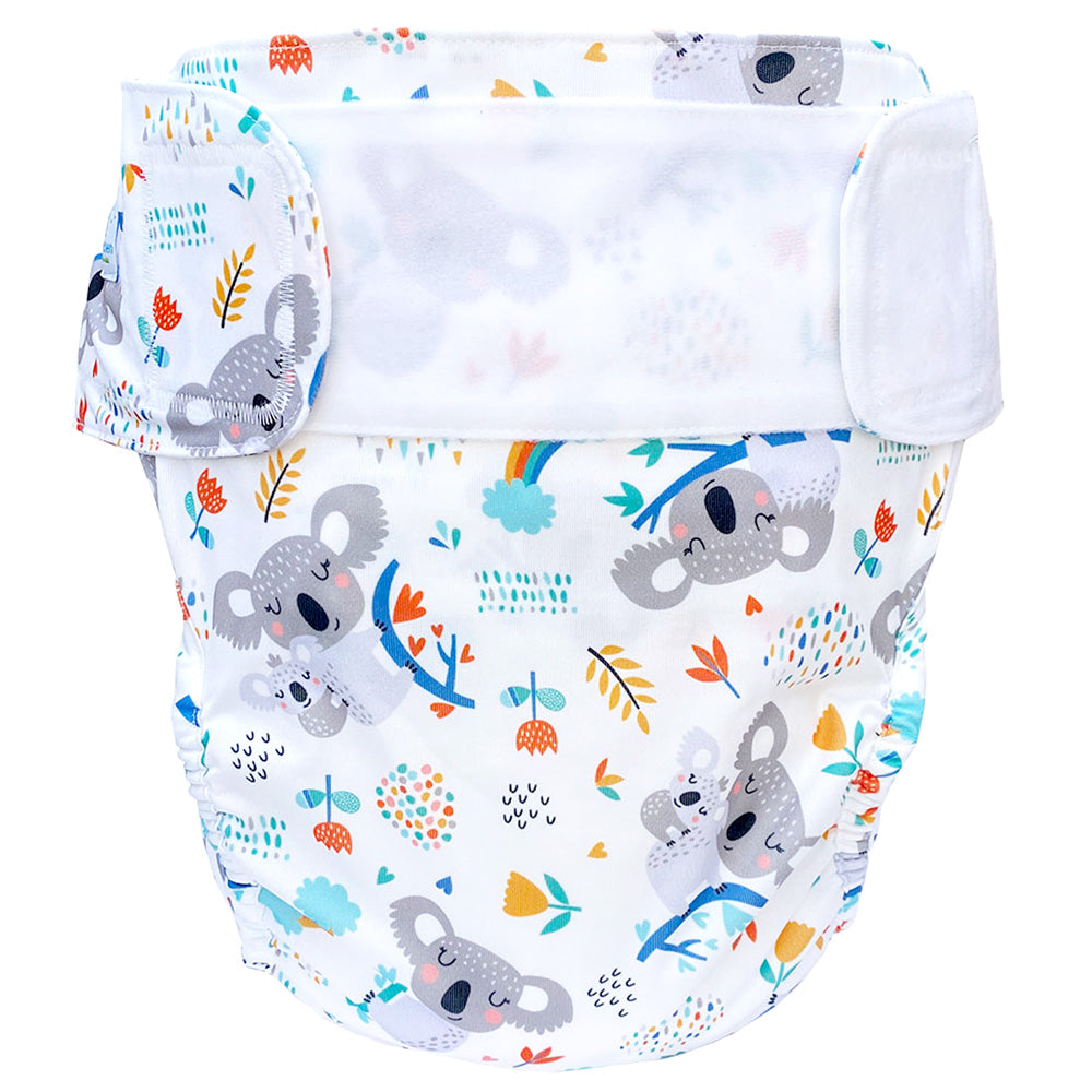 Blümchen - Stoffwindel für Kinder & Erwachsene 2in1 (Inkontinenz Windel) - Koala-Liebe