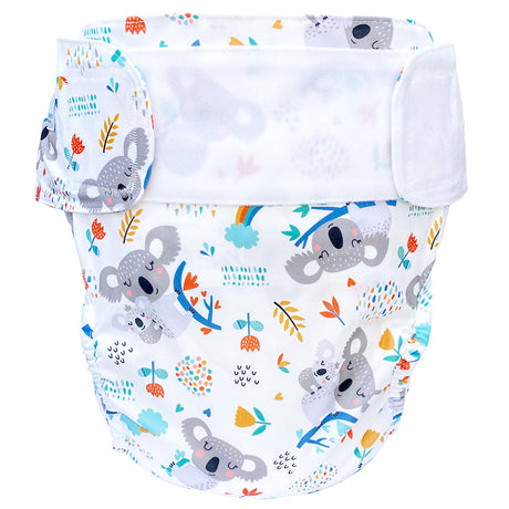 Blümchen - Stoffwindel für Kinder & Erwachsene 2in1 (Inkontinenz Windel) - Koala-Liebe