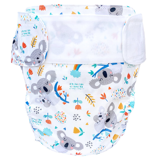 Blümchen - Stoffwindel für Kinder & Erwachsene 2in1 (Inkontinenz Windel) - Koala-Liebe